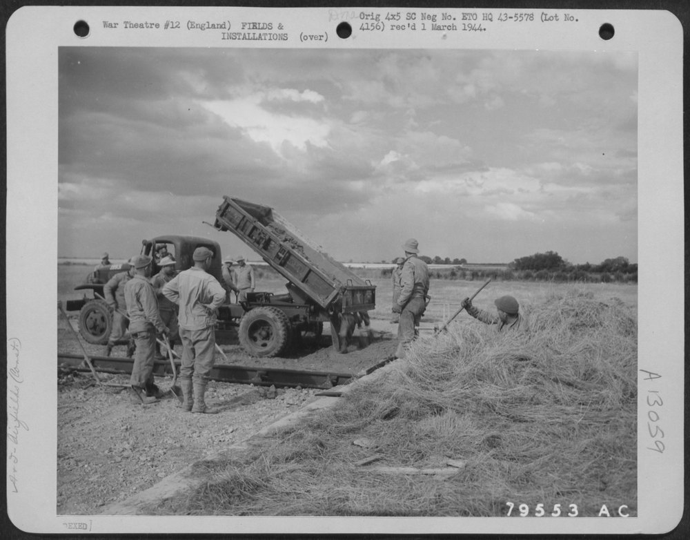 Airfield construction at Molesworth