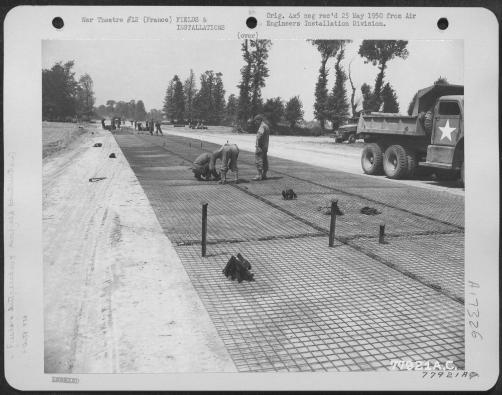 Airfield construction in France