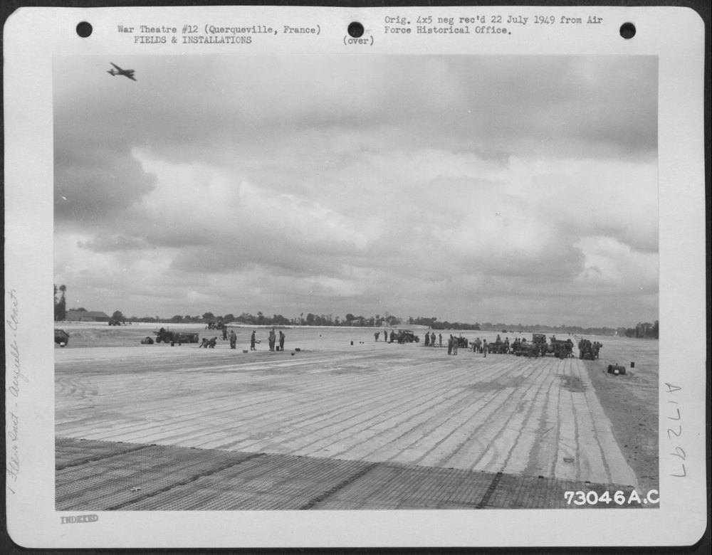 Airfield in Querqueville France