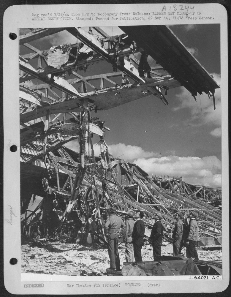 Airmen at French airfield