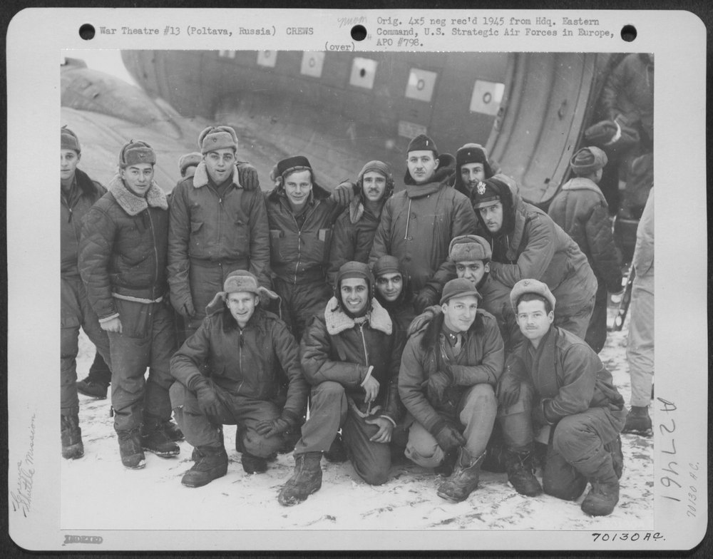 Airmen at Poltava Airbase