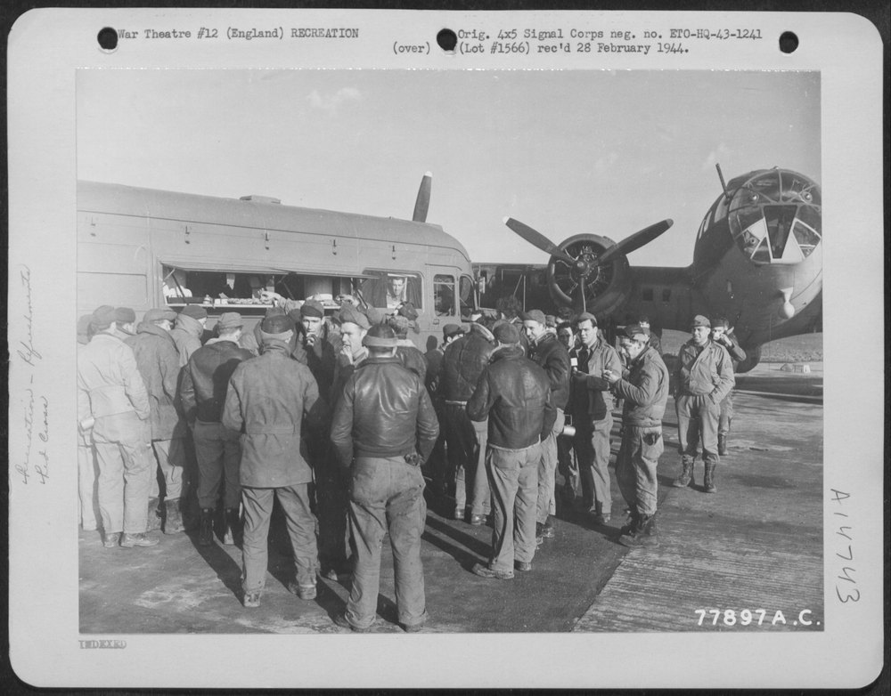 Airmen in Alconbury England