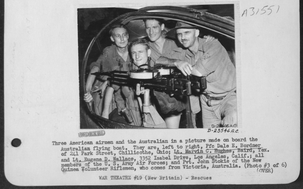 Airmen on Australian flying boat