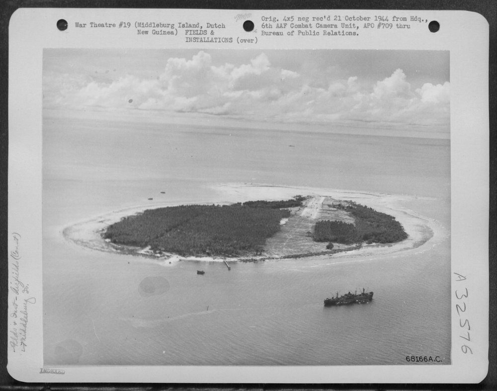 Airstrip construction Middleburg Island