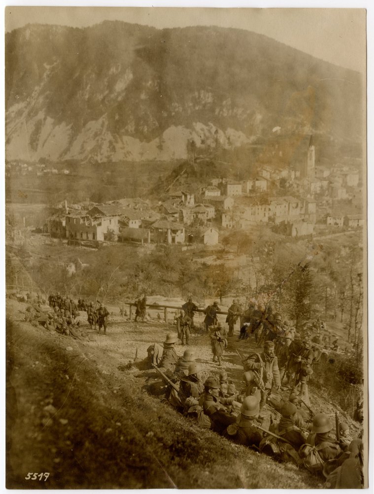 Allied troops resting near Santa Lucia