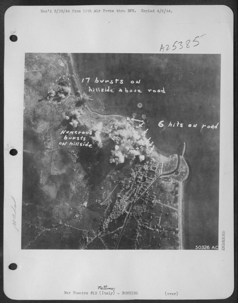 Allies landing near Terracina