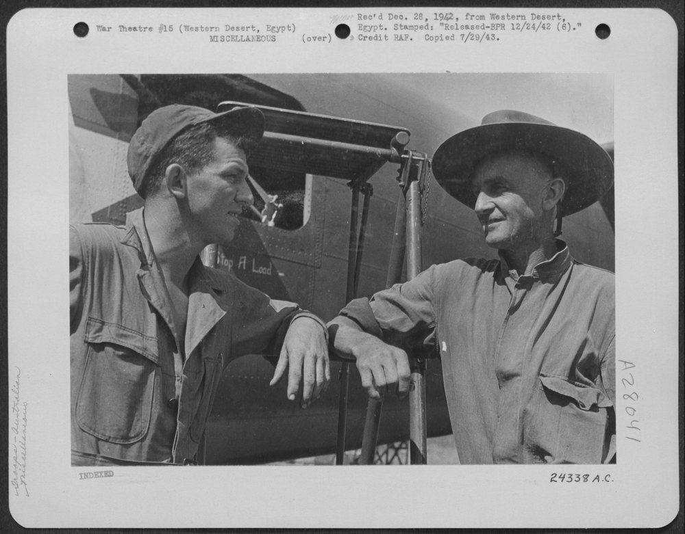 American and Australian in Western Desert