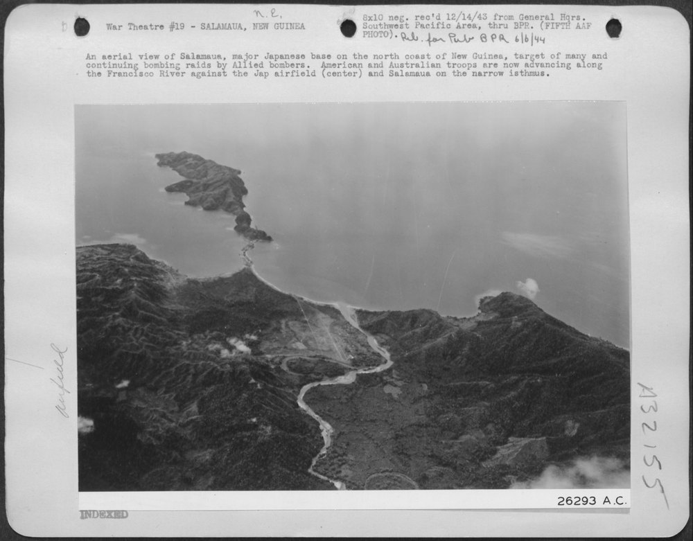 American and Australian troops are now advancing along the Francisco