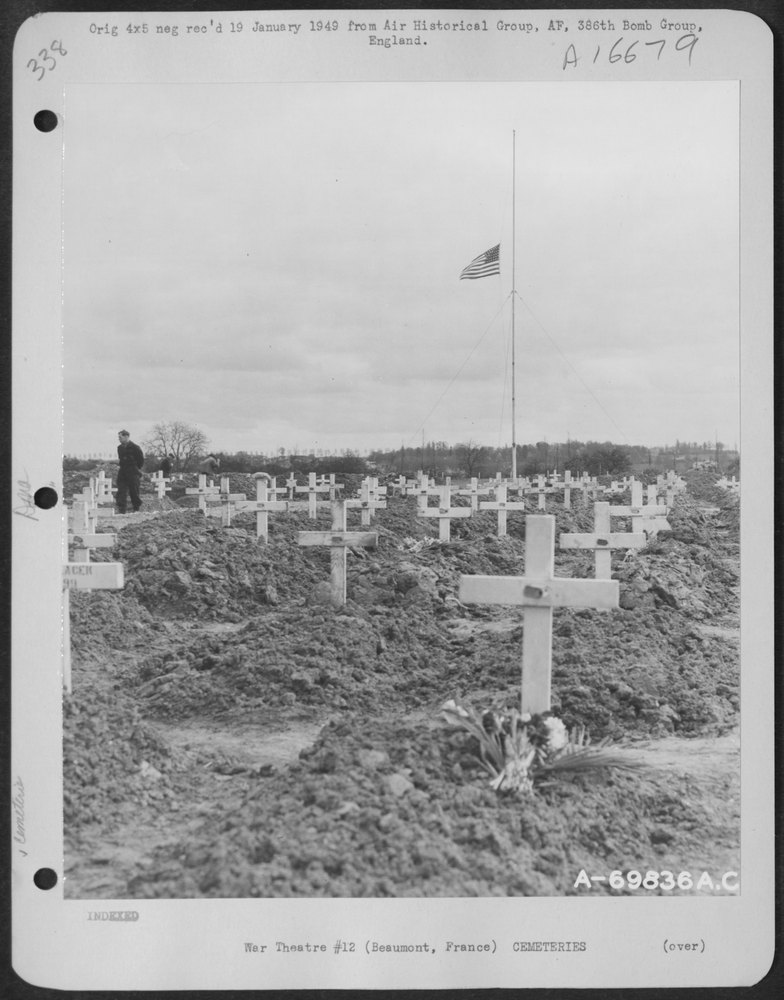 American Cemetery In Beaumont
