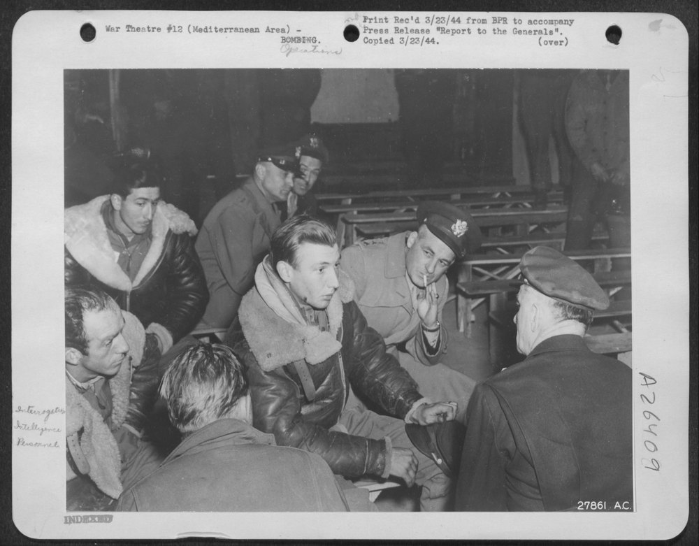 American crew in Mediterranean