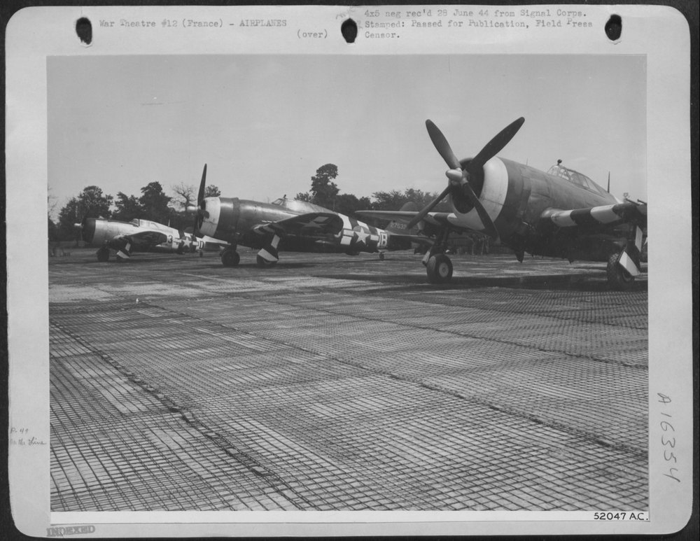 American planes in France