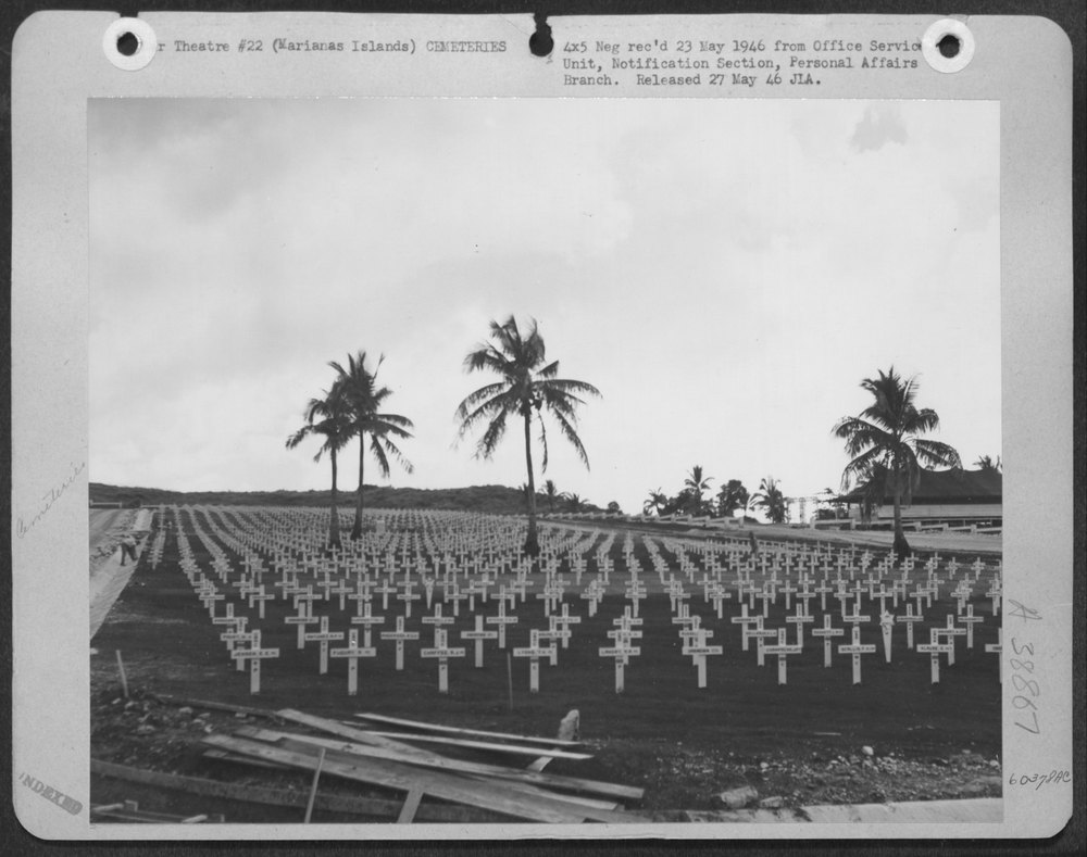 American Soldiers Buried on Guam