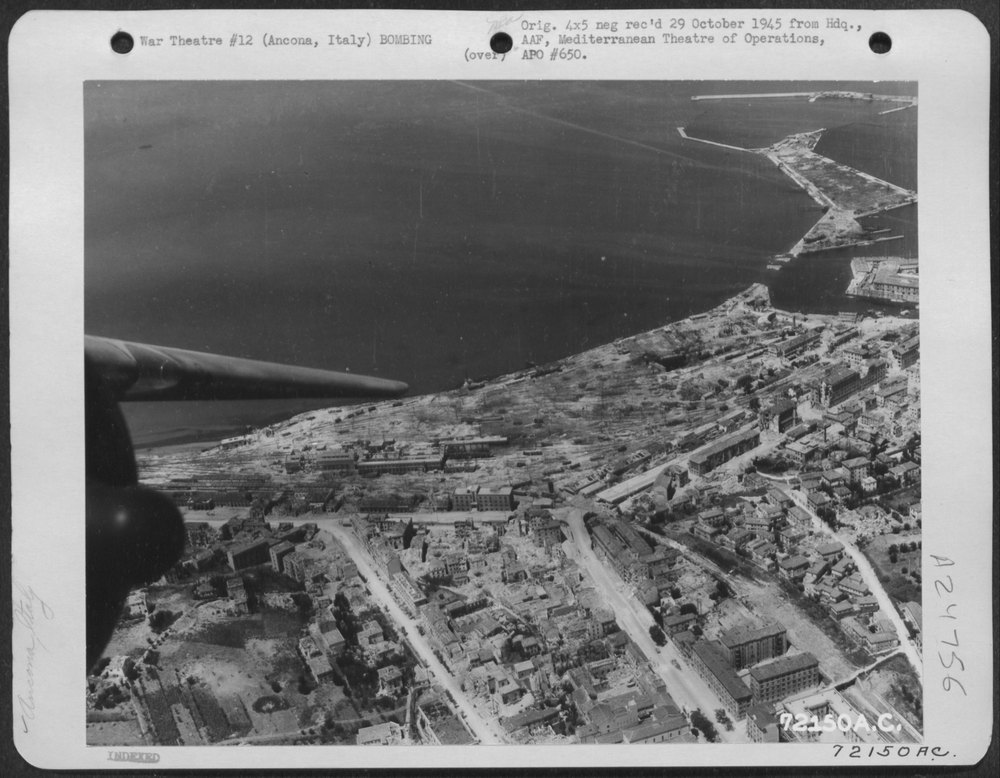 Ancona Marshalling Yards Bombed