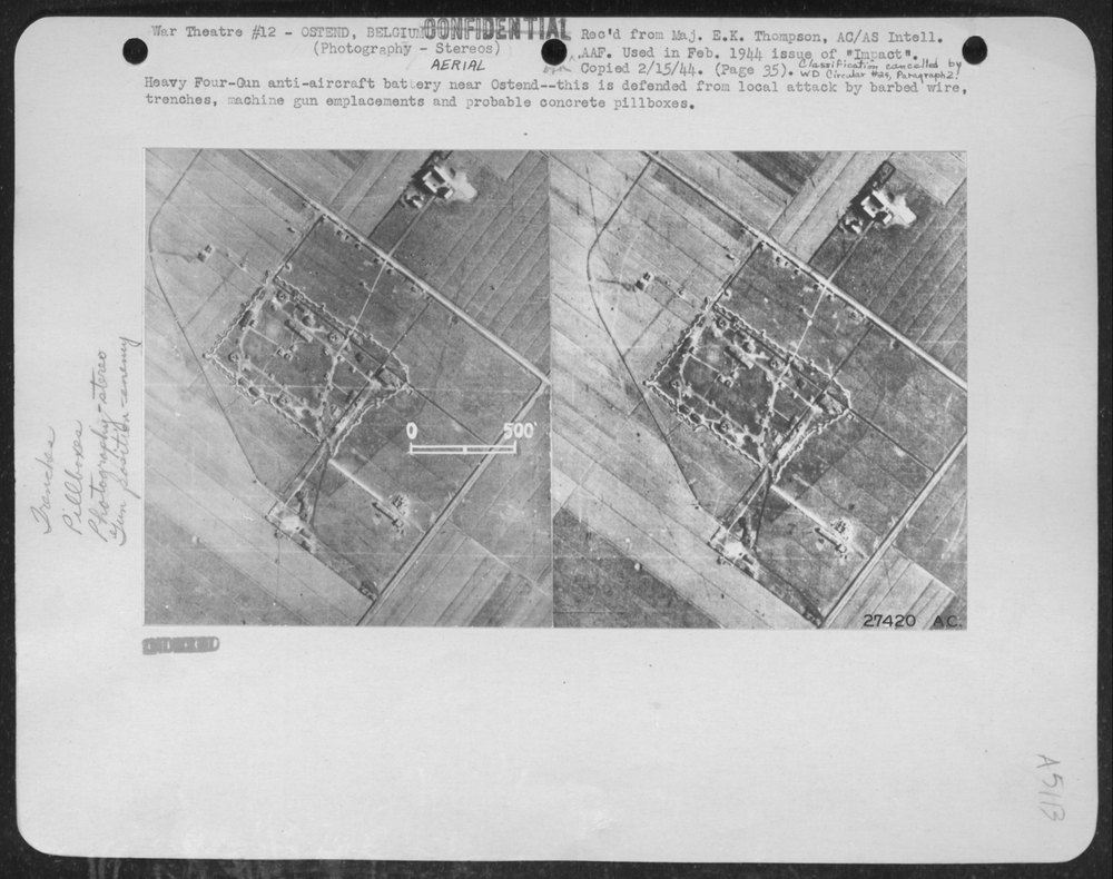 Anti-aircraft battery near Ostend