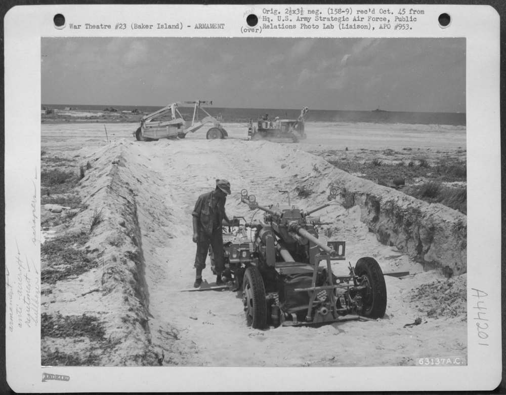 Anti-Aircraft Gun Baker Island