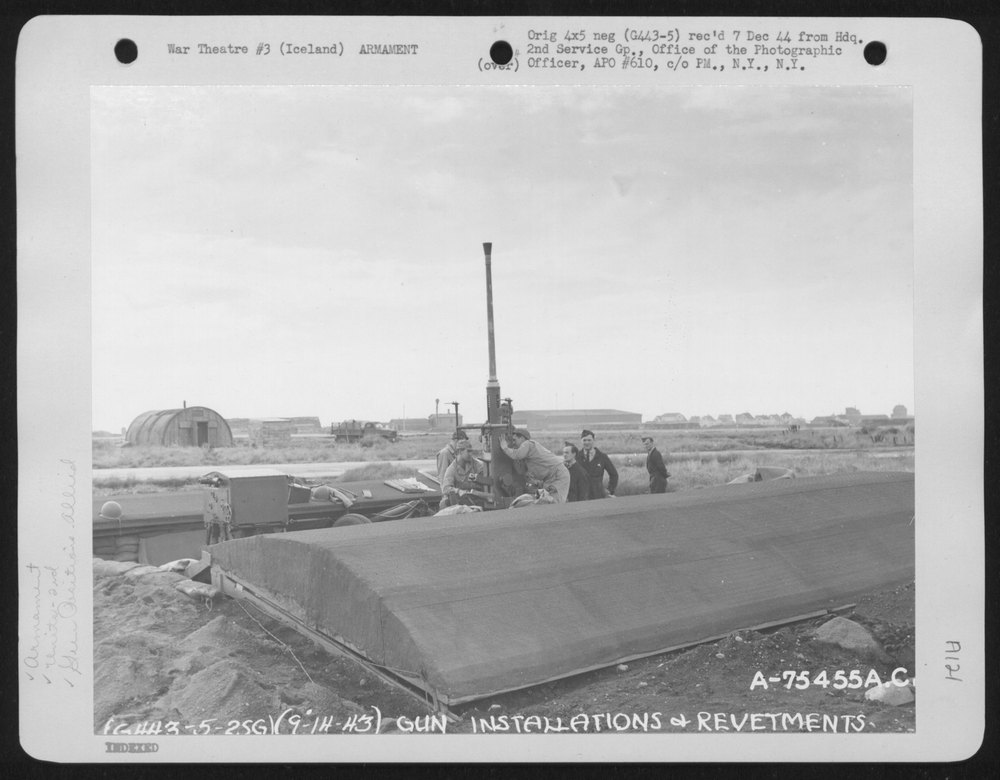 Anti-Aircraft Gun Iceland