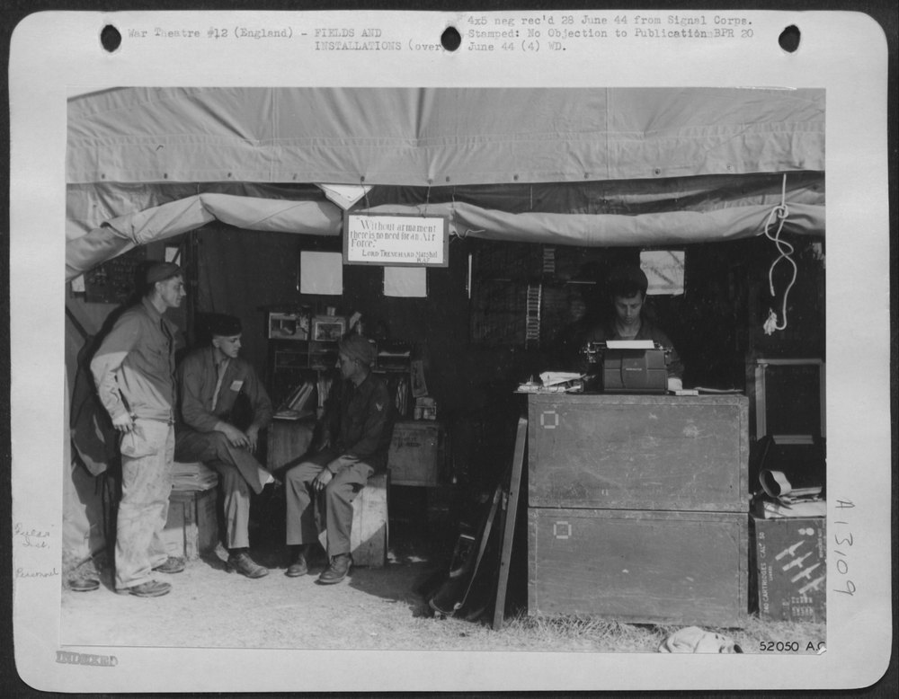 Armament unit at fighter base