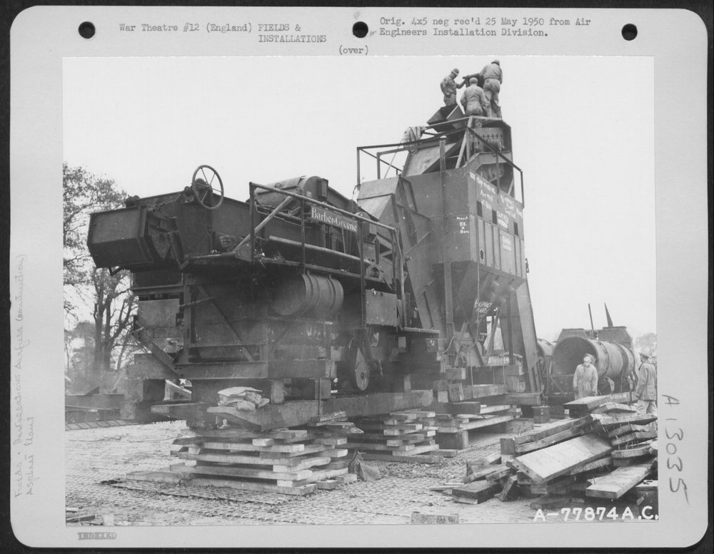 Asphalt Plant At Andrews Field