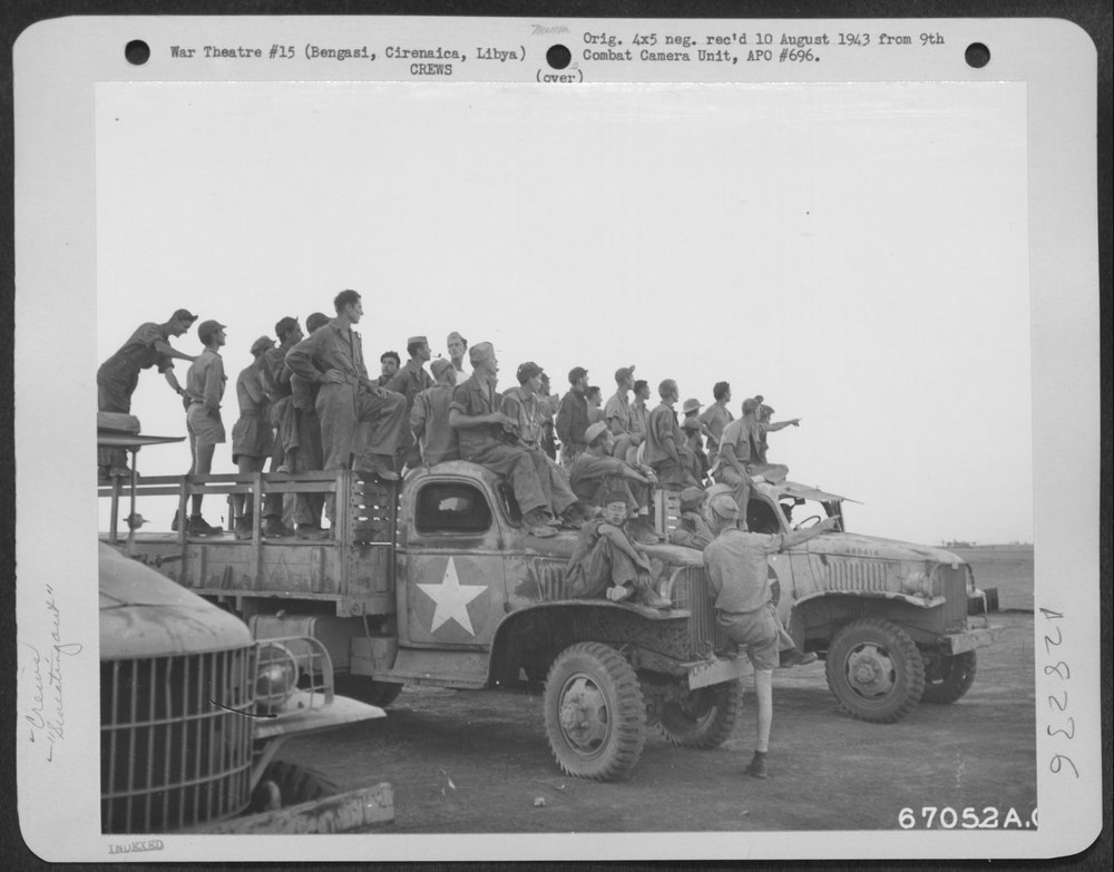 At an Air Base near Bengasi, Cirenaica, Libya