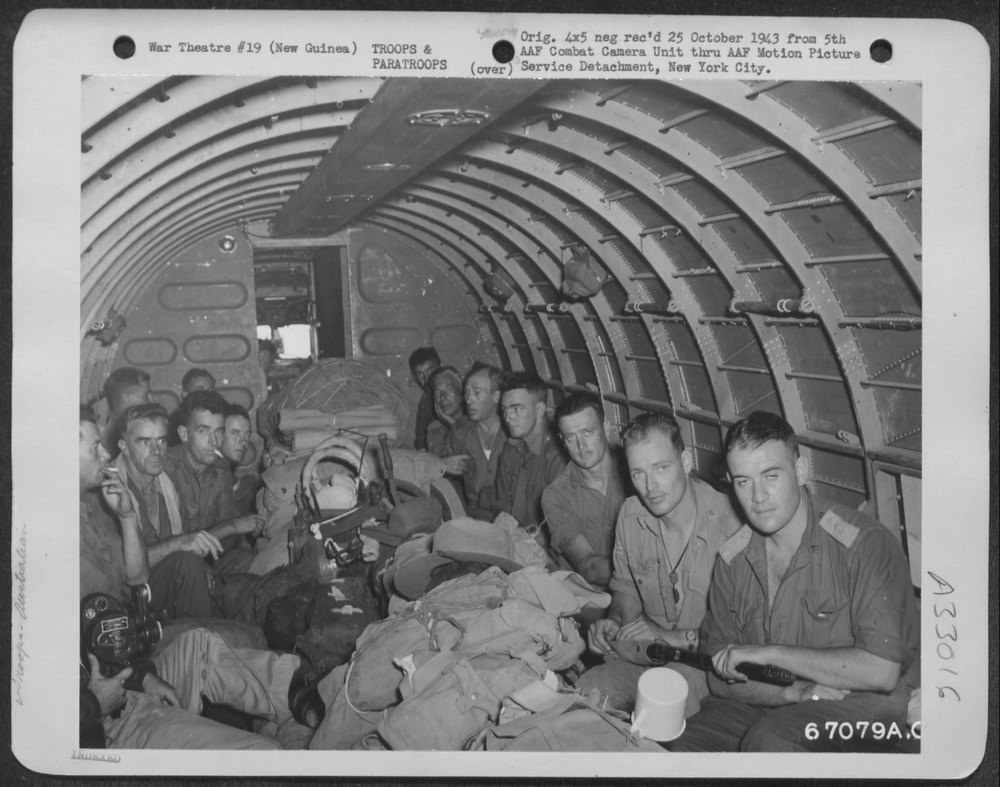 Australian Troops At Tsili-Tsili Airstrip
