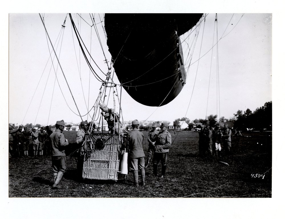 Austro-Hungarian captive balloon at Tarnopol, Eastern front