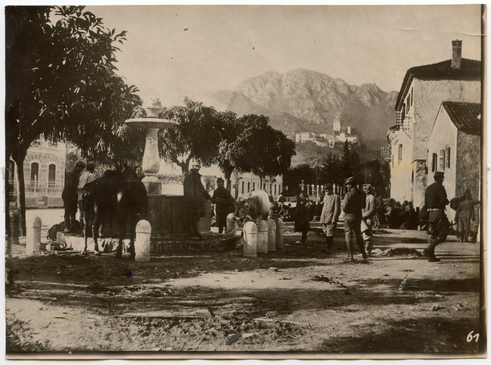 Austro-Hungarian troops resting near Coneglia