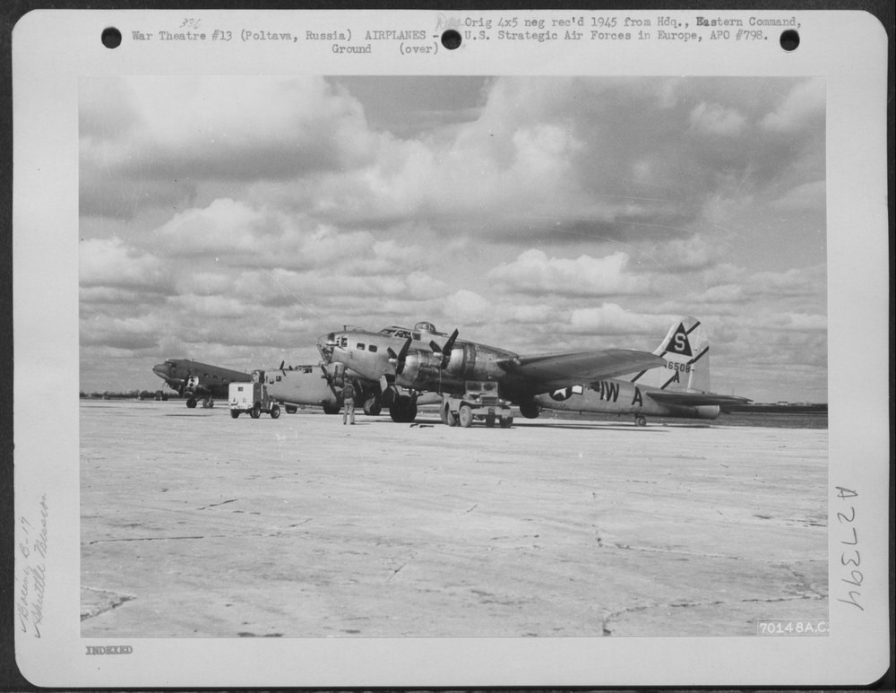 B-17 and B-24 at Poltava Airbase