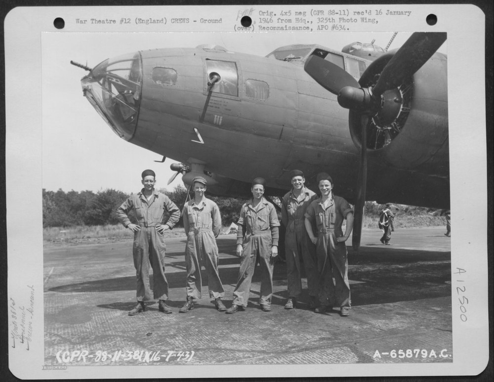 B-17 at 8th Air Force Base