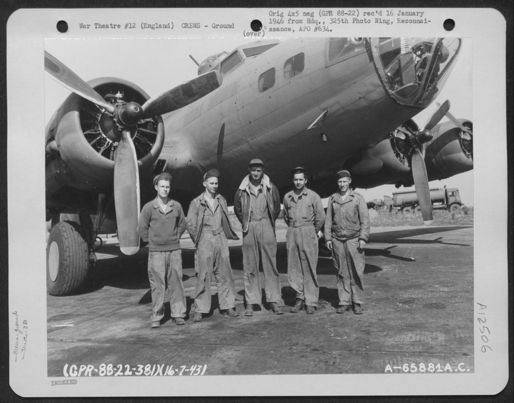B-17 at 8th Air Force Base
