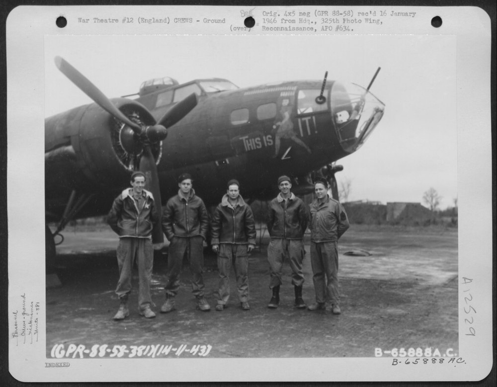 B-17 at 8th Air Force Station 167