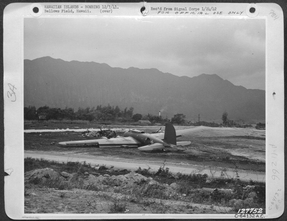 B-17 at Bellows Field