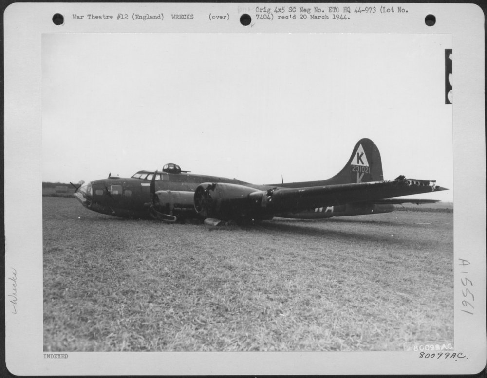 B-17 at Overland Farm