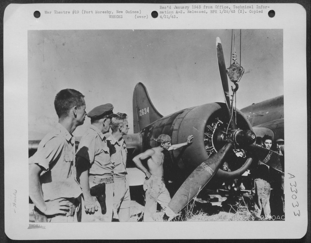 B-17 at Port Moresby