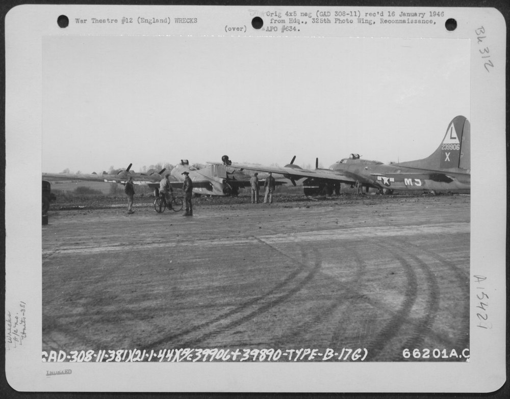 B-17 Crash at 8th Air Force Station
