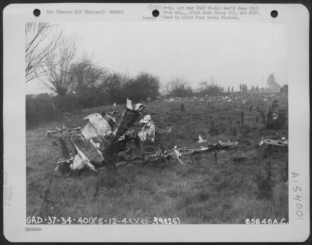 B-17 Crash England