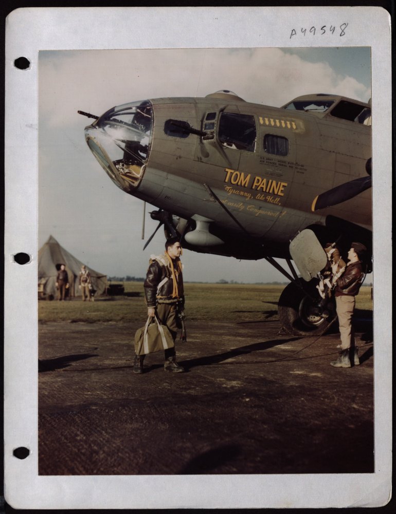 B-17 Crew At Thetford England
