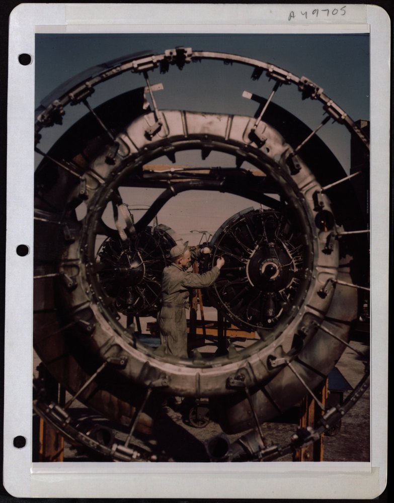B-17 Engine Repair
