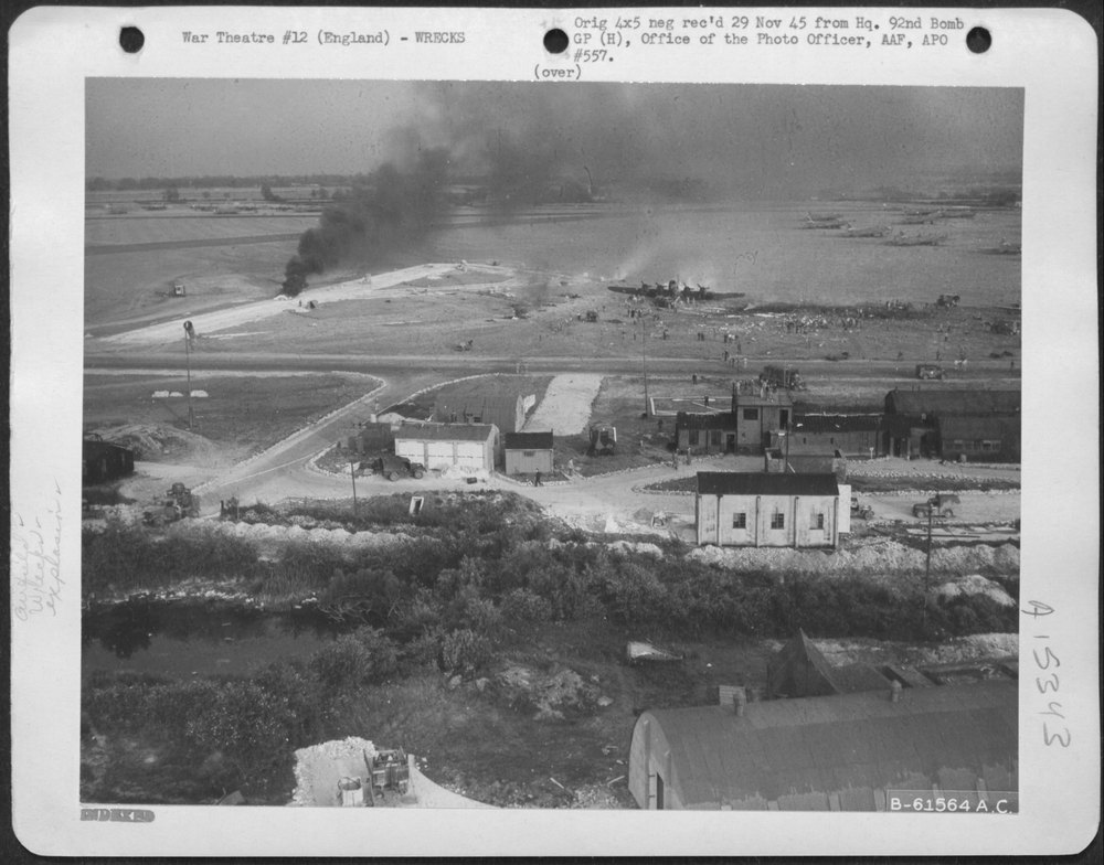 B-17 Explosion England