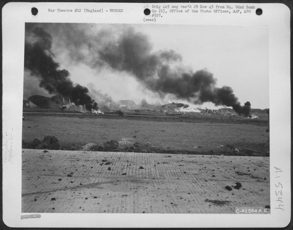 B-17 Explosion England
