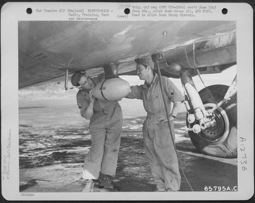 B-17 Flying Fortress at 8th Air Force base