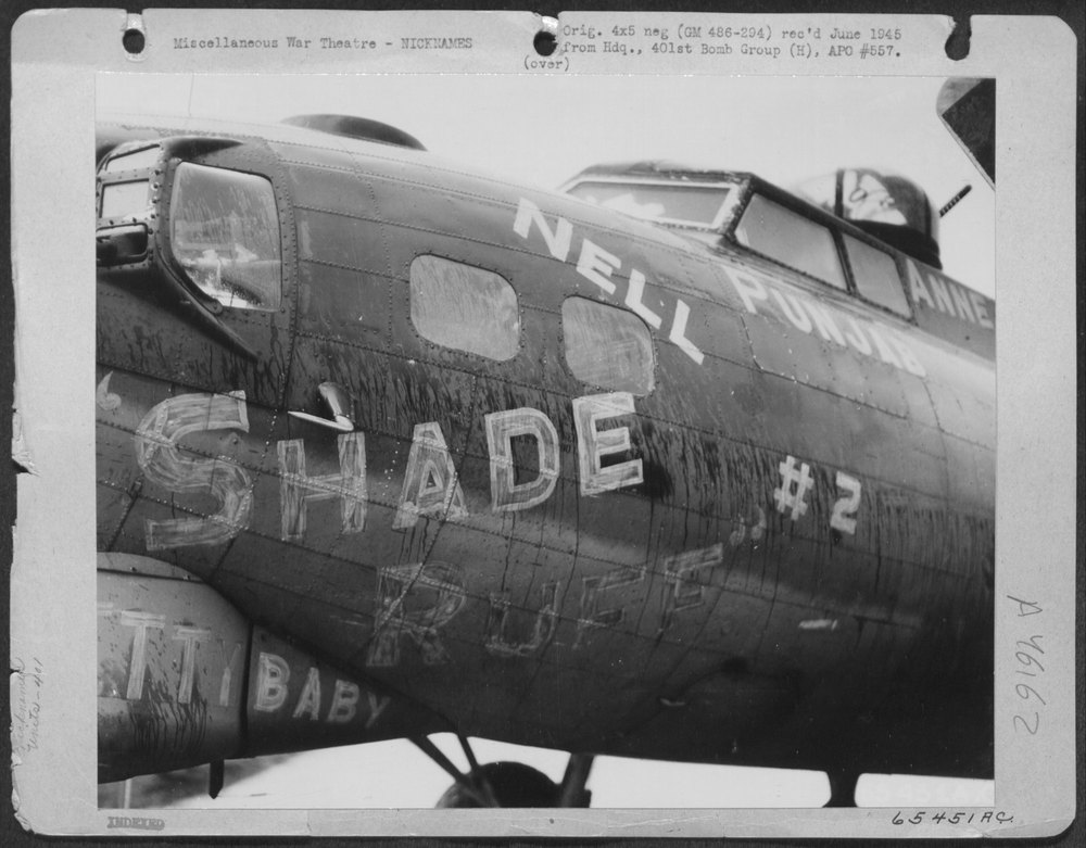 B-17 Flying Fortress at 8th Air Force base