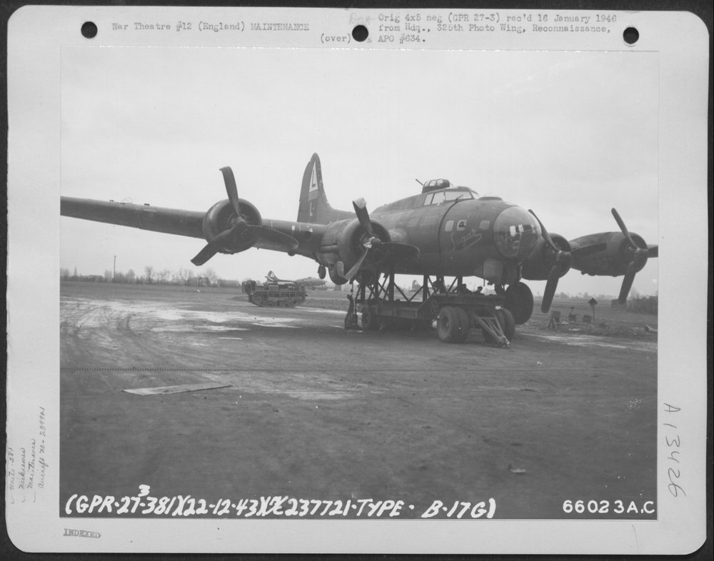 B-17 Flying Fortress at 8th Air Force Station