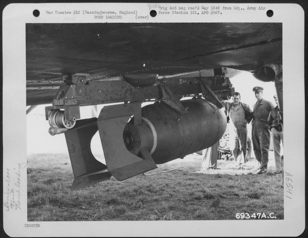 B-17 Flying Fortress at 91st Bomb Group base