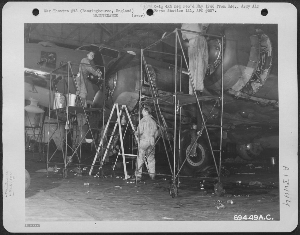 B-17 Flying Fortress at Bassingbourne
