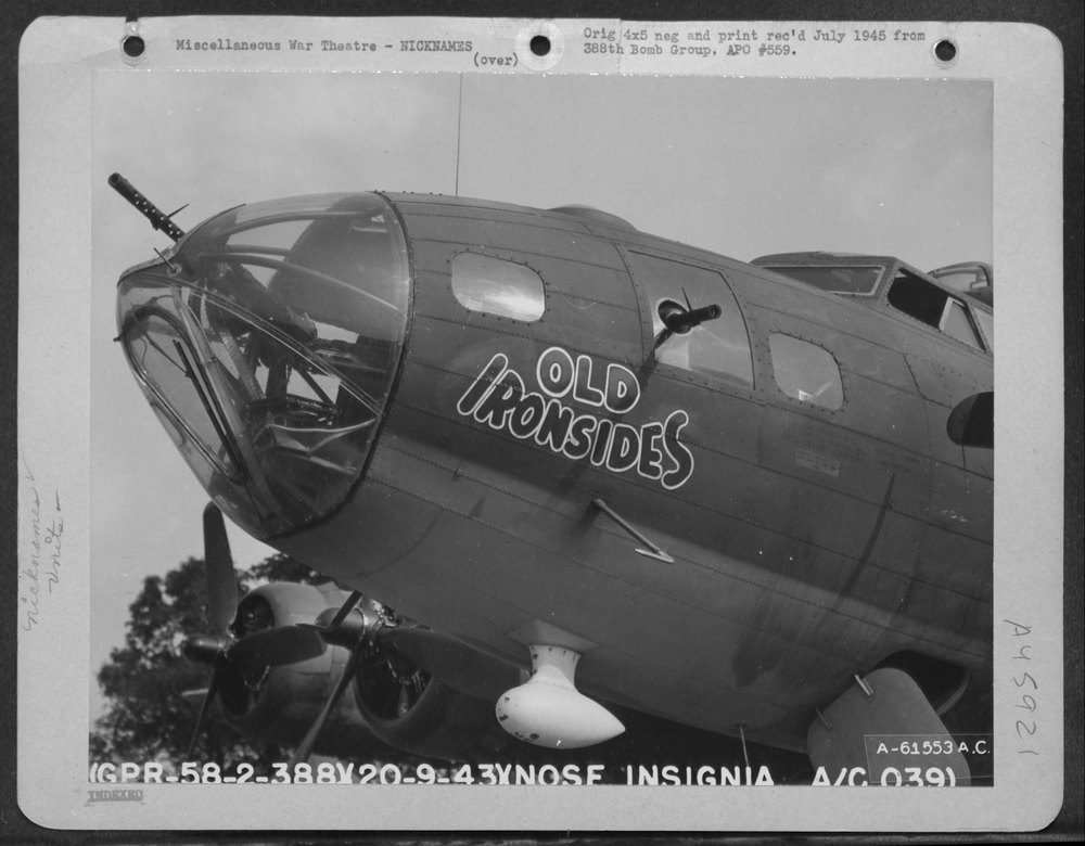 B-17 Flying Fortress at England airbase