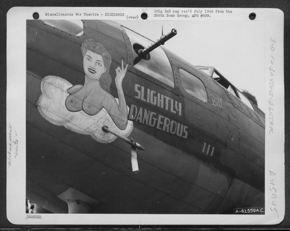 B-17 Flying Fortress at England airbase