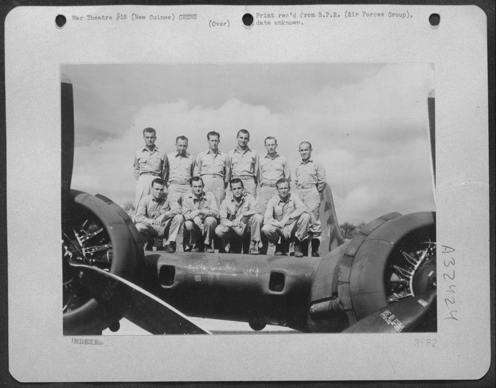 B-17 Flying Fortress crew in New Guinea