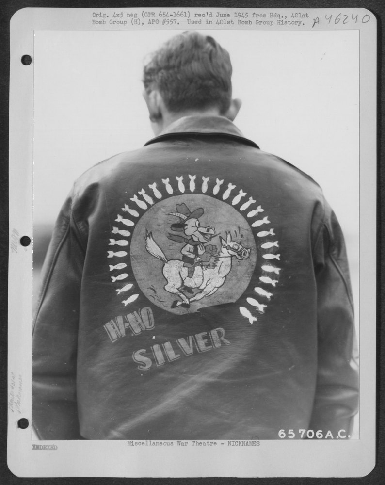B-17 Flying Fortress crew jacket in England