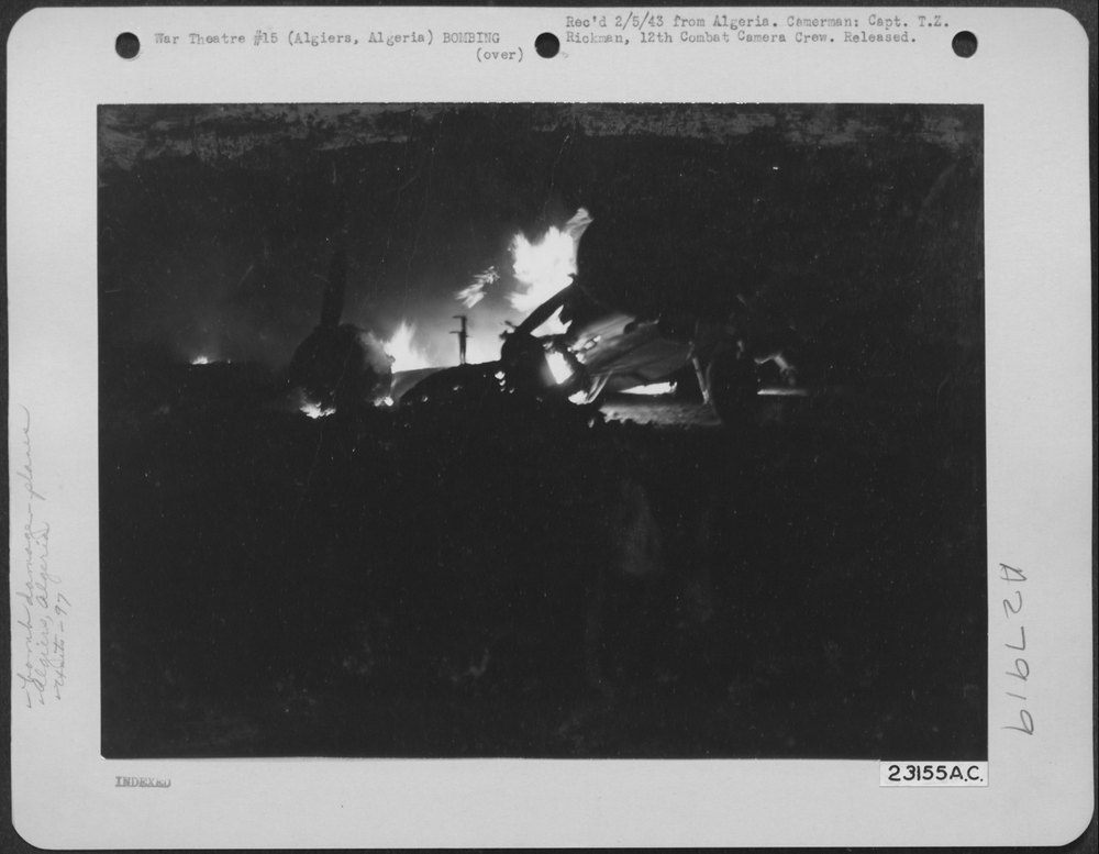 B-17 Flying Fortress in Algiers