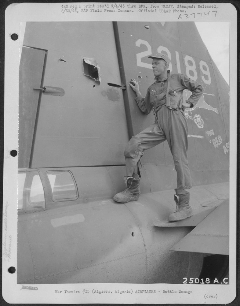 B-17 Flying Fortress in Algiers